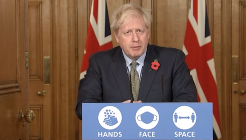 Boris Johnson gives Downing Street statement