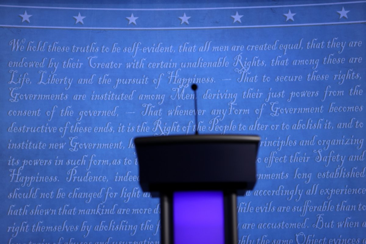 debate podium