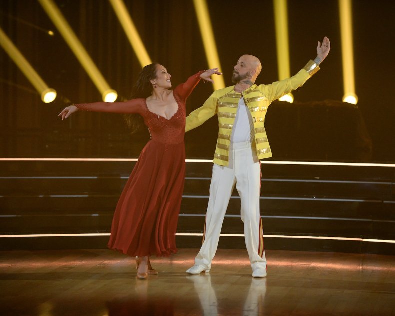 AJ McLean and Cheryl Burke