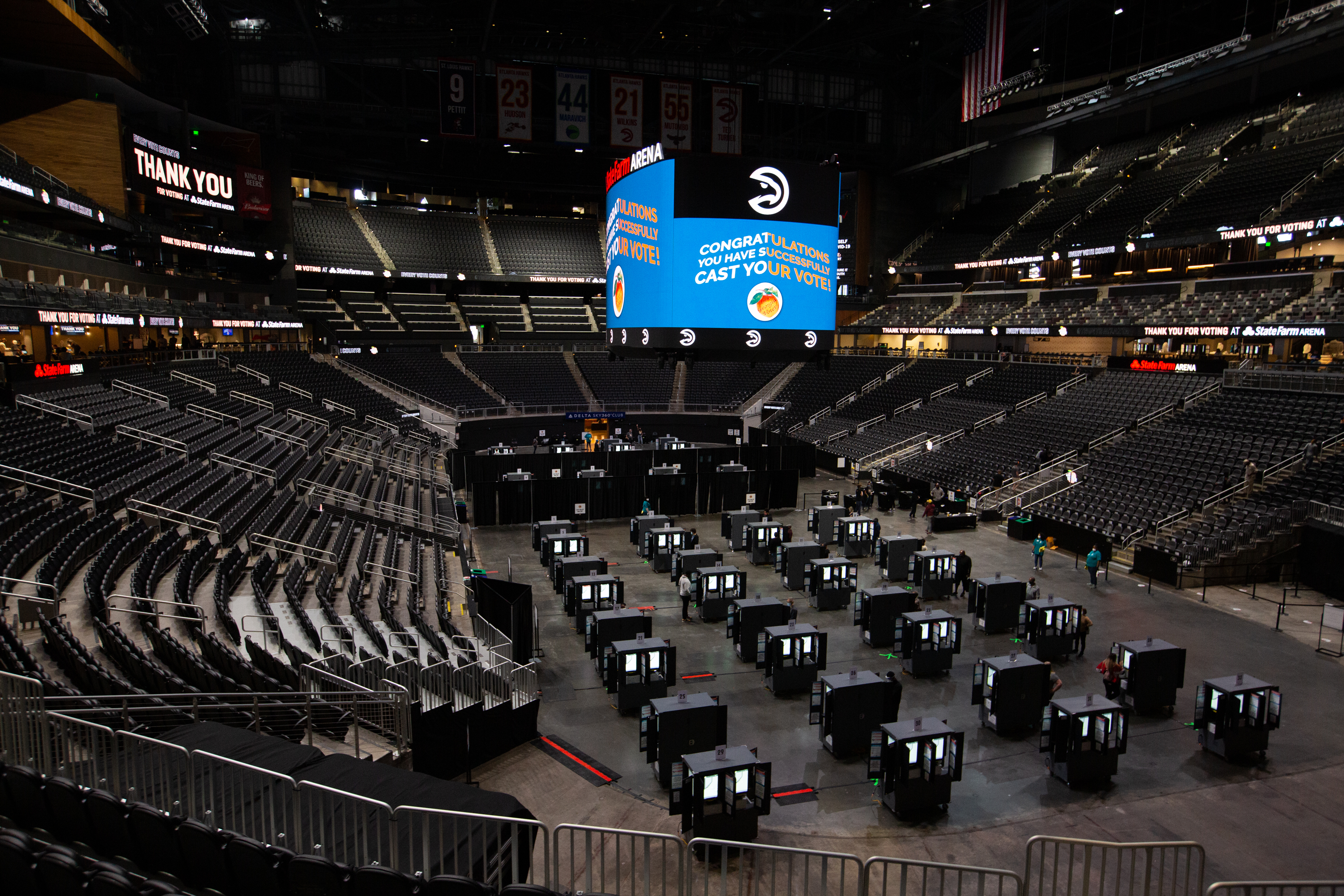 Atlanta Hawks Arena, Which Played Huge Role in Biden Winning Georgia, to be Used Again for