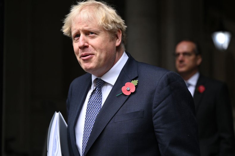 Britain's Prime Minister Boris Johnson
