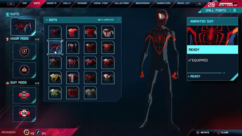spiderman miles morales animated suit