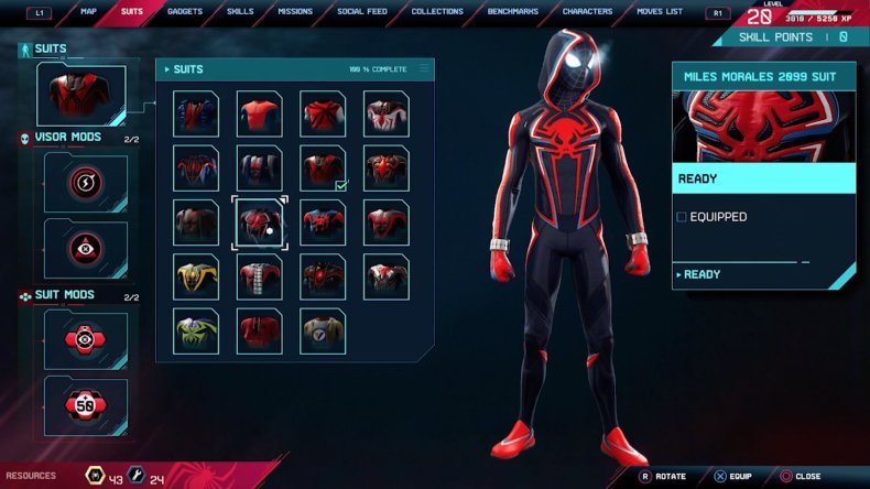 spiderman miles morales 2099 suit