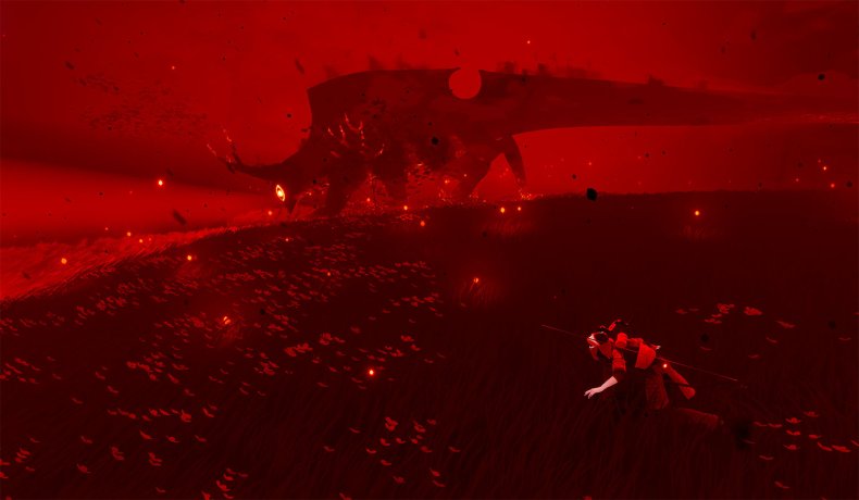 The Pathless PS5 stalking a spirit