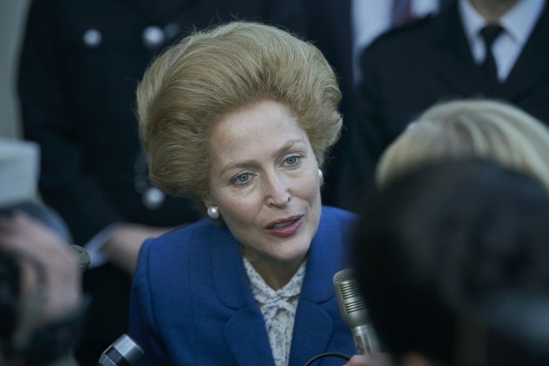 The Crown: Gillian Anderson as Margaret Thatcher