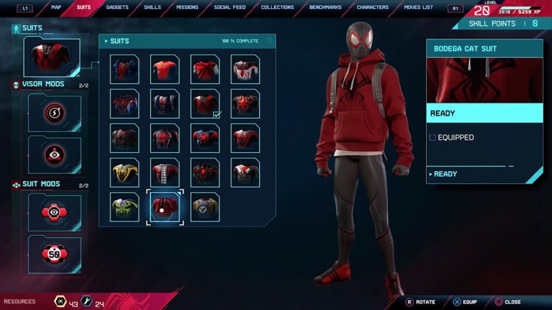 spiderman miles morales bodega cat suit