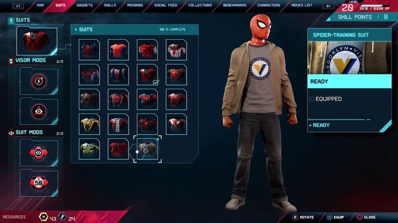 spiderman miles morales spider training suit