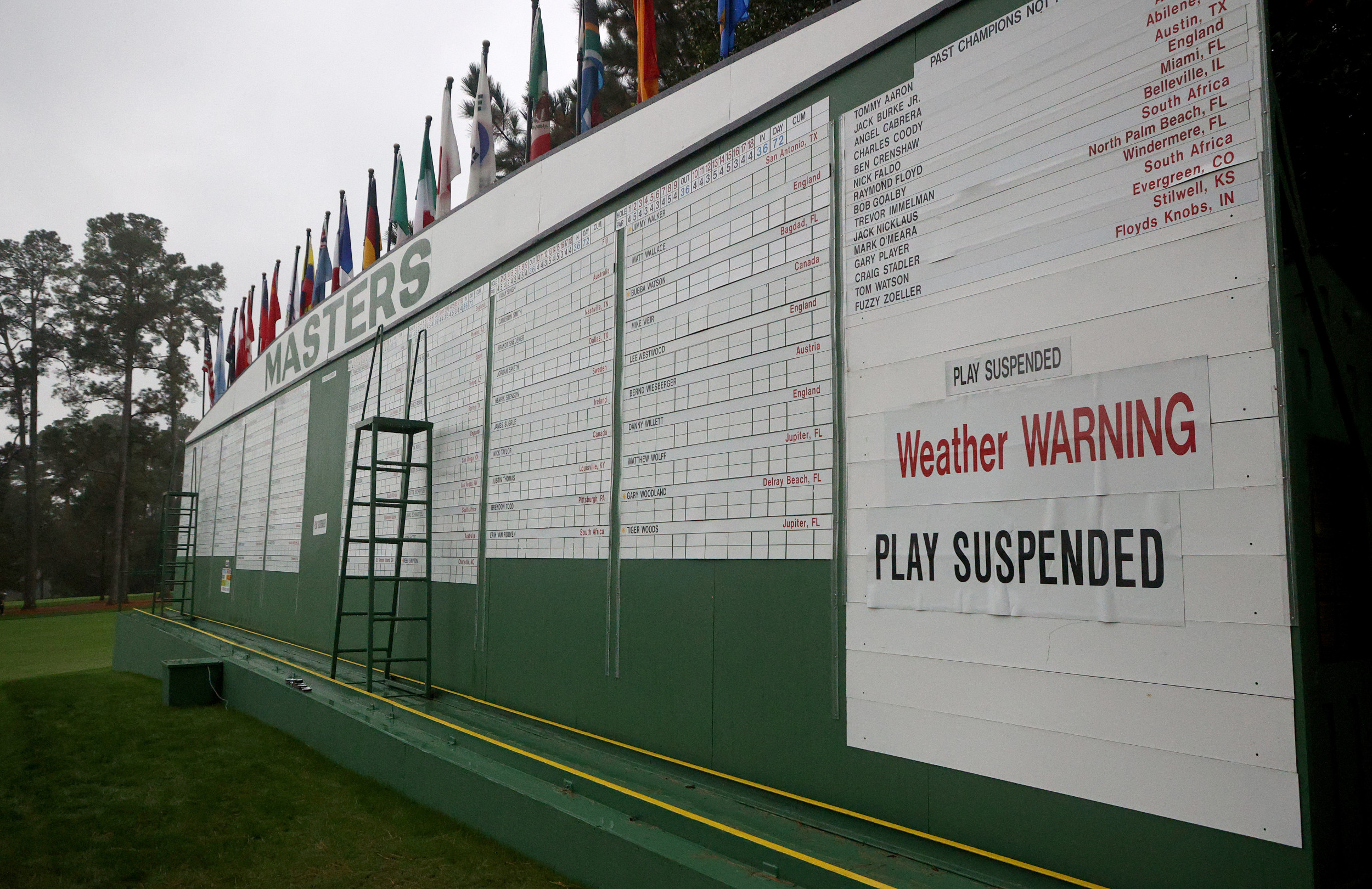 pga tour weather delay update