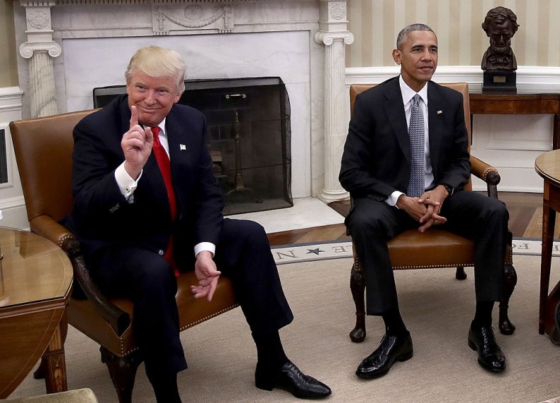 Trump and Obama Meet in 2016