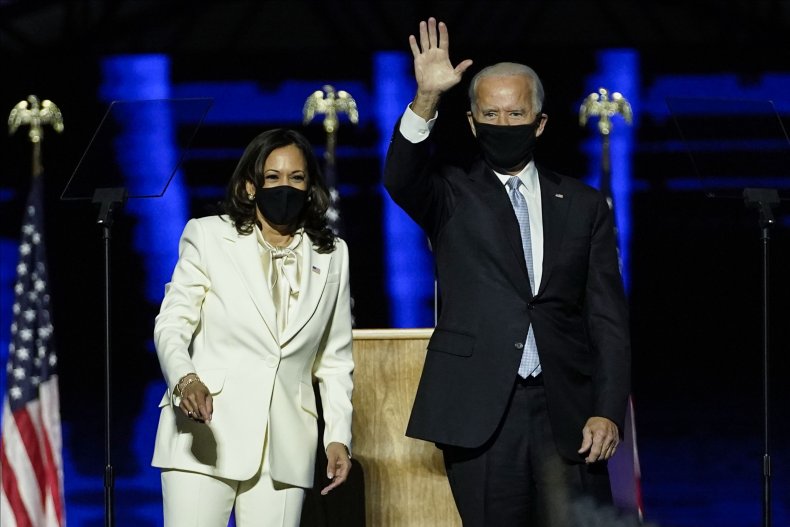 Kamala Harris and Joe Biden