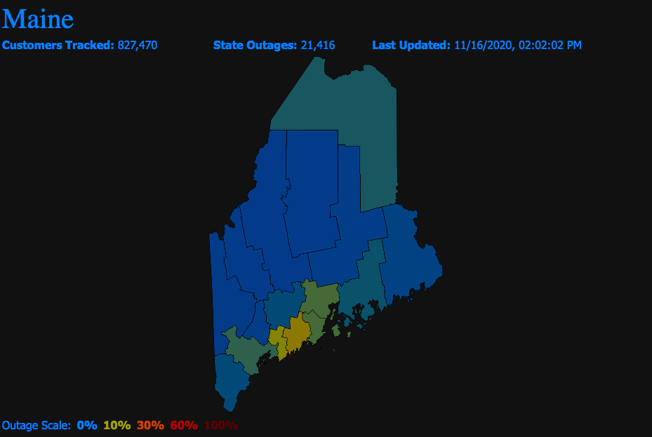 Central Maine Power Outage Map - Allene Madelina