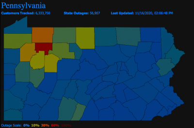 Pennsylvania Power Outage Pennsylvania Power Outage