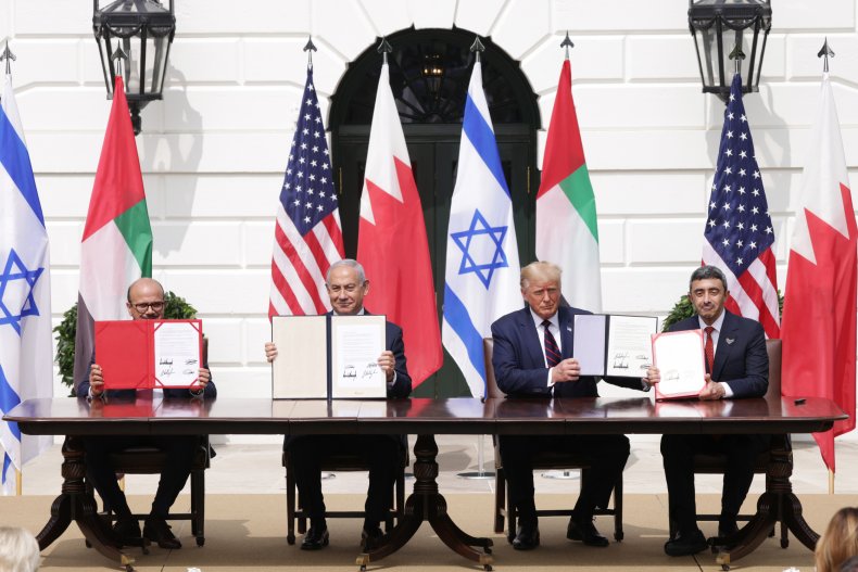 Signing of the Abraham Accords at WhiteHouse