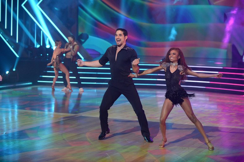Skai Jackson and Alan Bersten