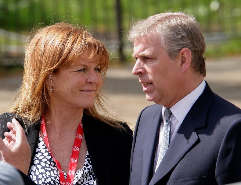 Prince Andrew and Sarah Ferguson, London Marathon