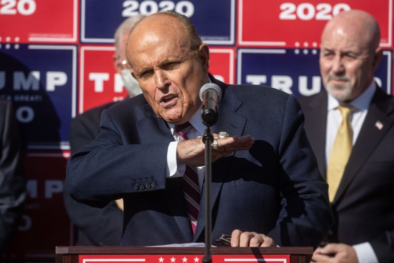 Attorney for the President, Rudy Giuliani 