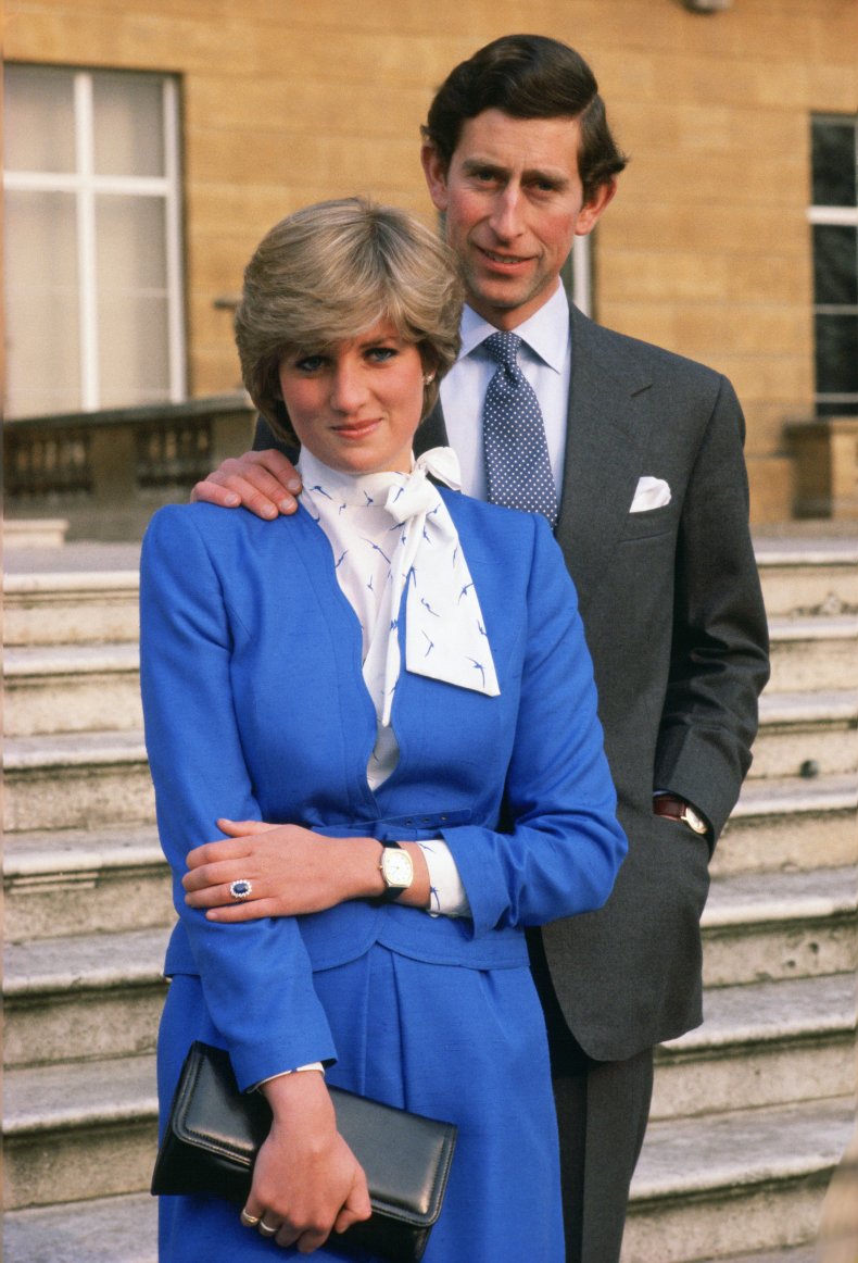 Charles Diana Engagement Photo