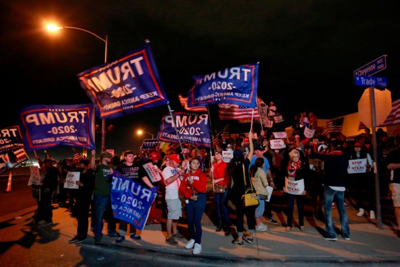 Trump Supporters in Clark County, Nevada