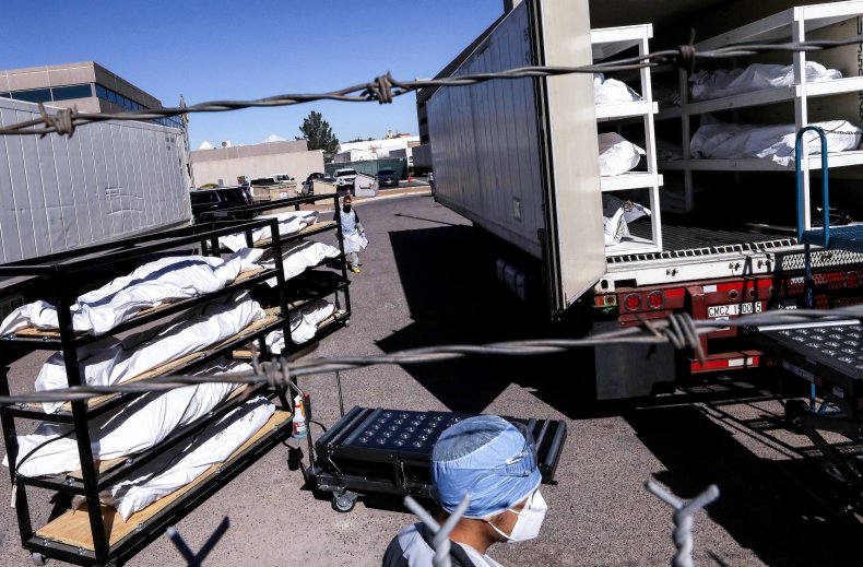 El Paso Texas COVID-19 morgue November 2020