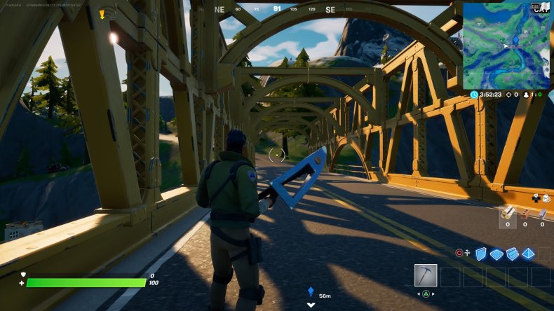 fortnite colored bridge location 1 gameplay fortnite colored bridge location 1 gameplay