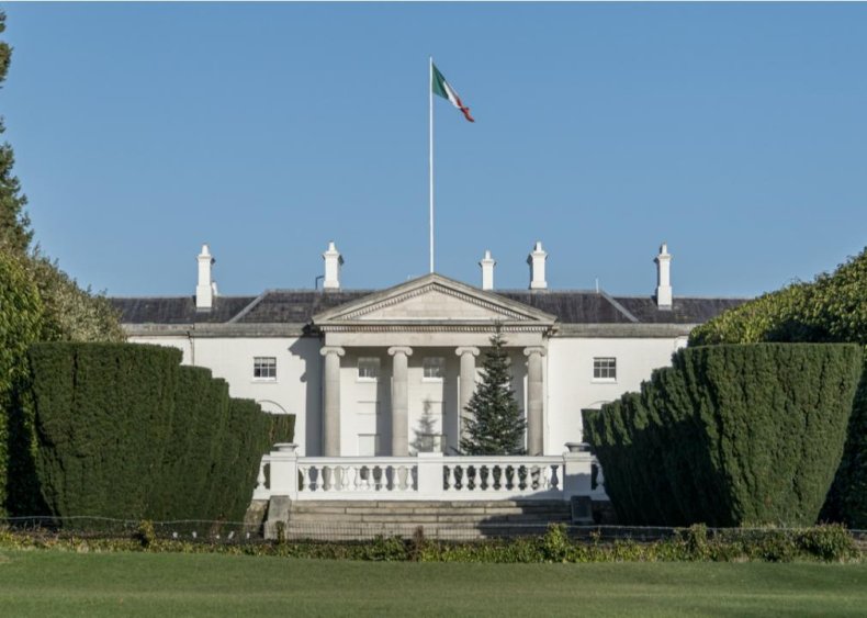 Michael Higgins: Áras an Uachtaráin Michael Higgins: Áras an Uachtaráin