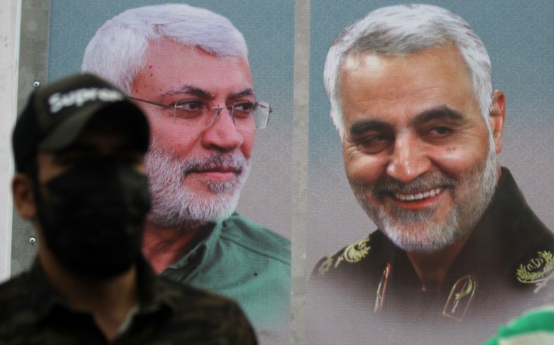 iraq, protest, iran, muhandis, soleimani