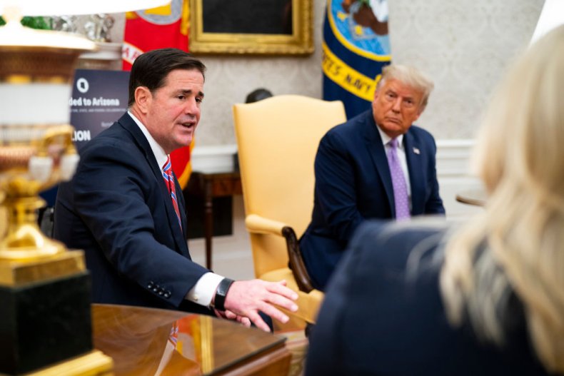 Trump Meets With Arizona Governor Doug Ducey