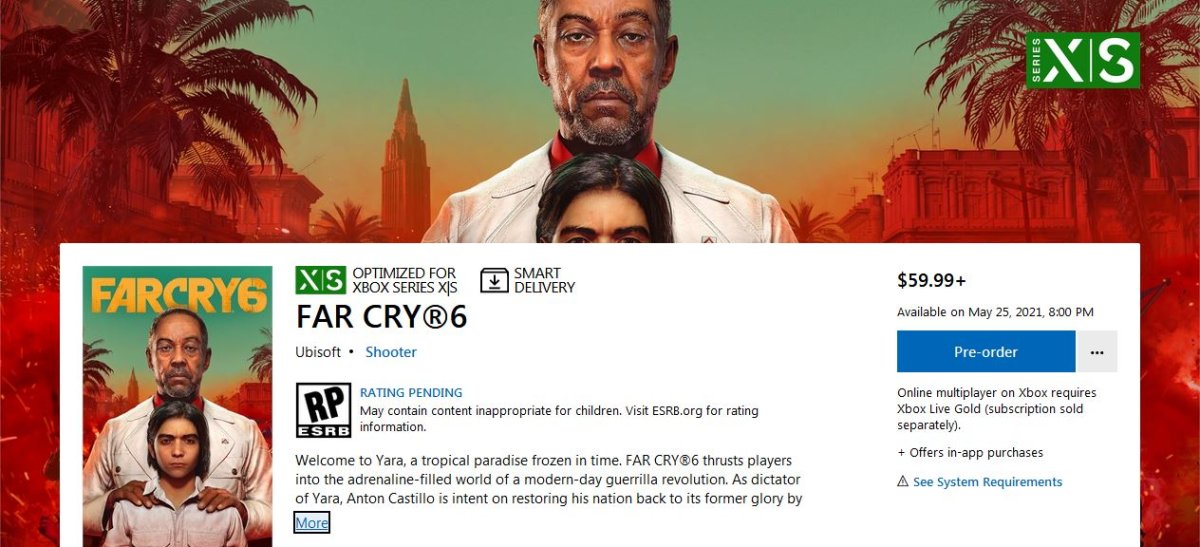 Far Cry 6\' Release Date Leak Suggests May 2021 Arrival After Delay