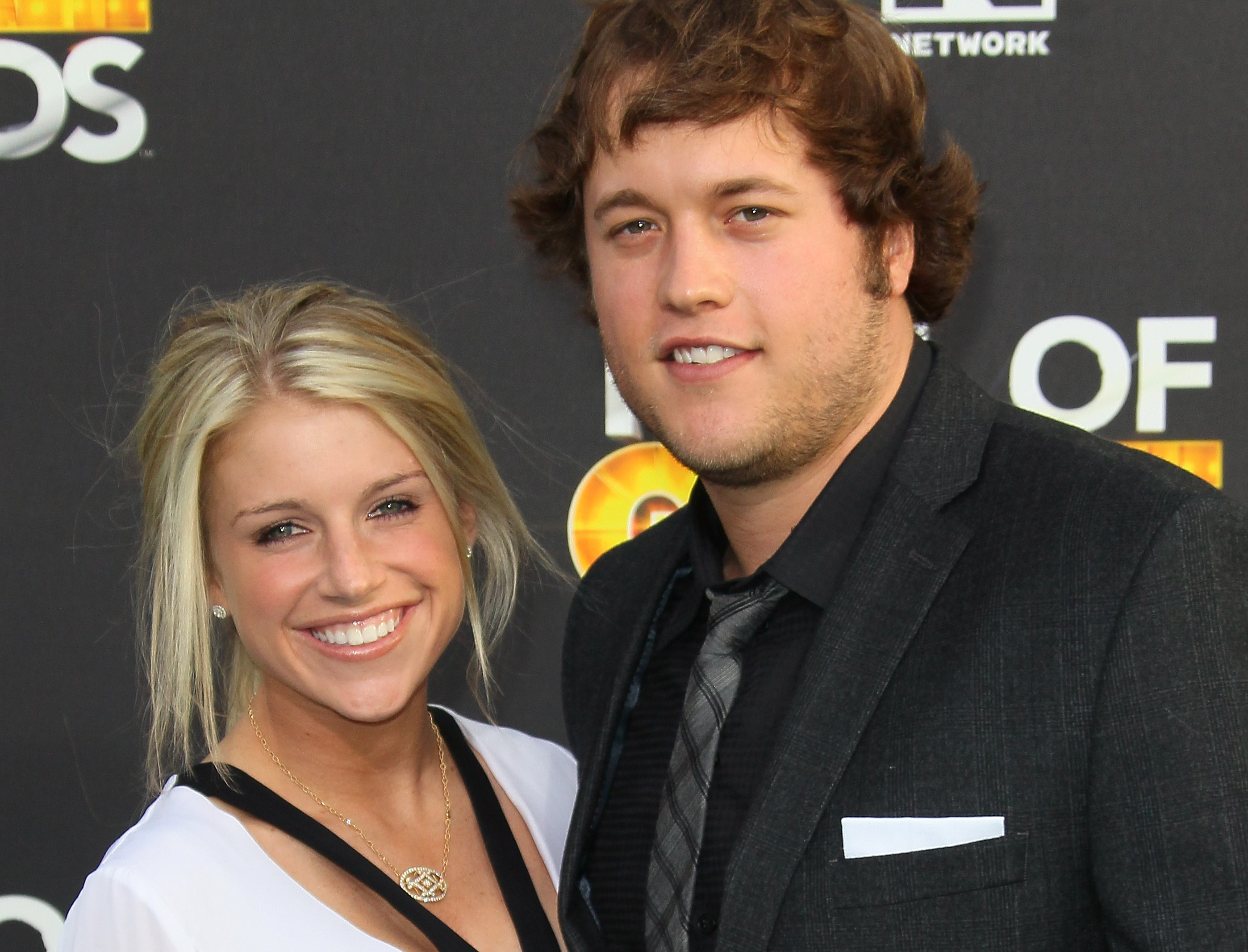 Party! Detroit Lions' Matthew Stafford and Kelly Hall tie the knot