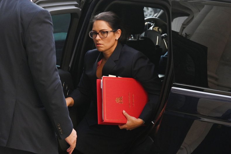 Priti Patel, Britain's Home Secretary at No10