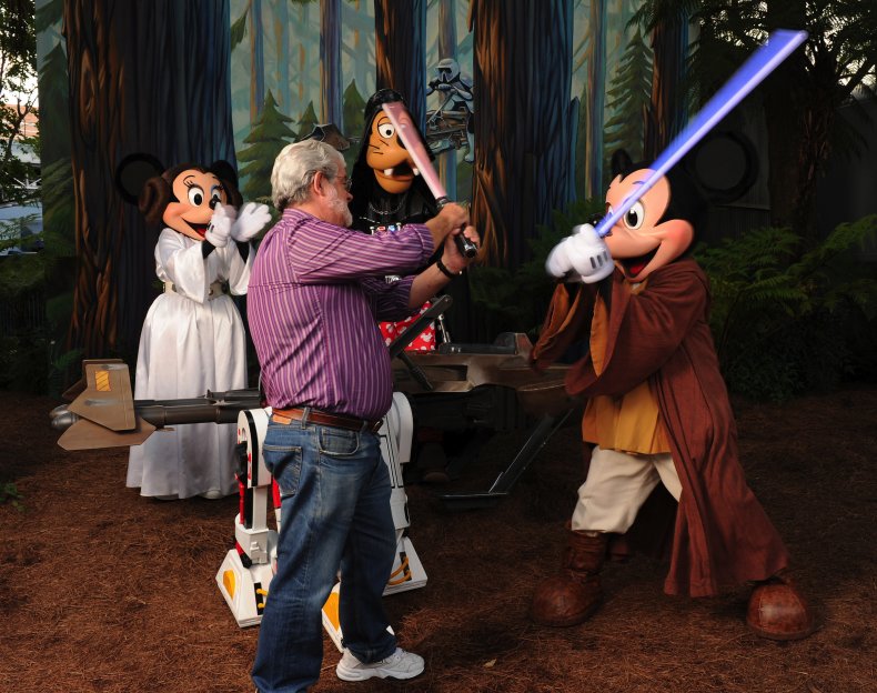 George Lucas and Mickey Mouse