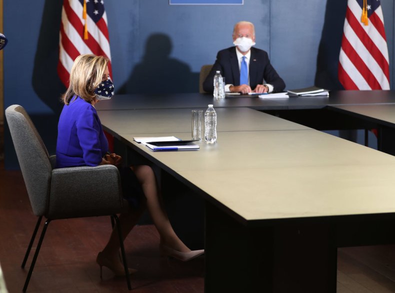 Nancy Pelosi Meets with Joe Biden