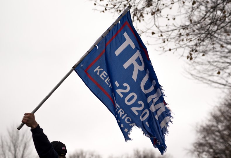 Supporter of President Trump in Minnesota