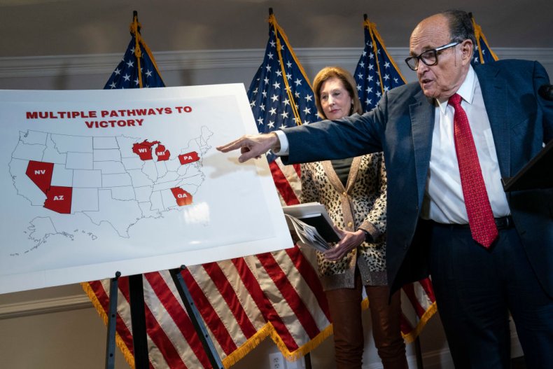 Rudy Giuliani and Sidney Powell
