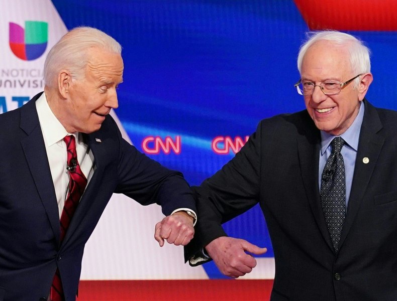Biden and Sanders