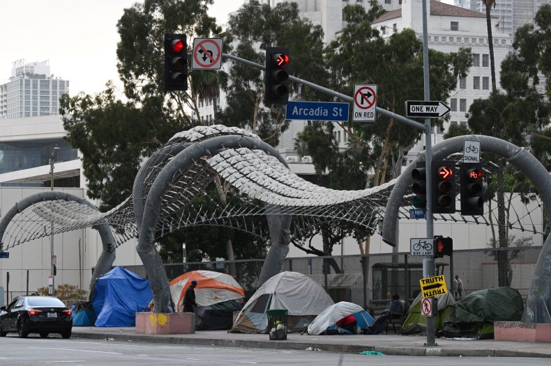 Homeless tents