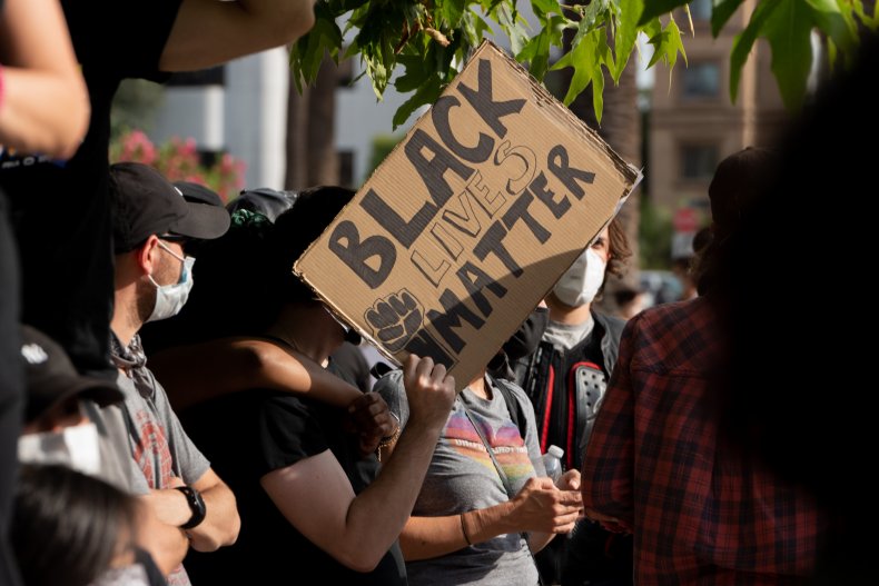 BLM protest in Los Angeles
