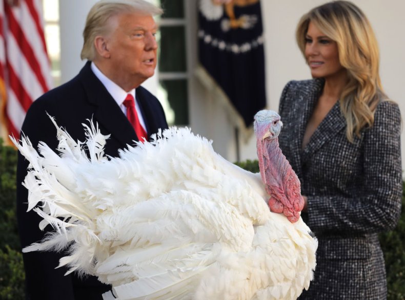The Trumps Attend the Presidential Turkey Pardon