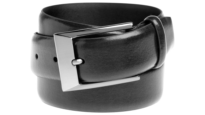 Men's Wearhouse black leather belt