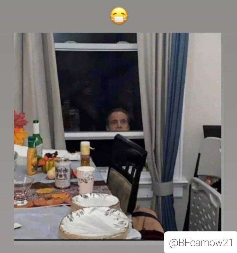 andrew cuomo face thanksgiving window