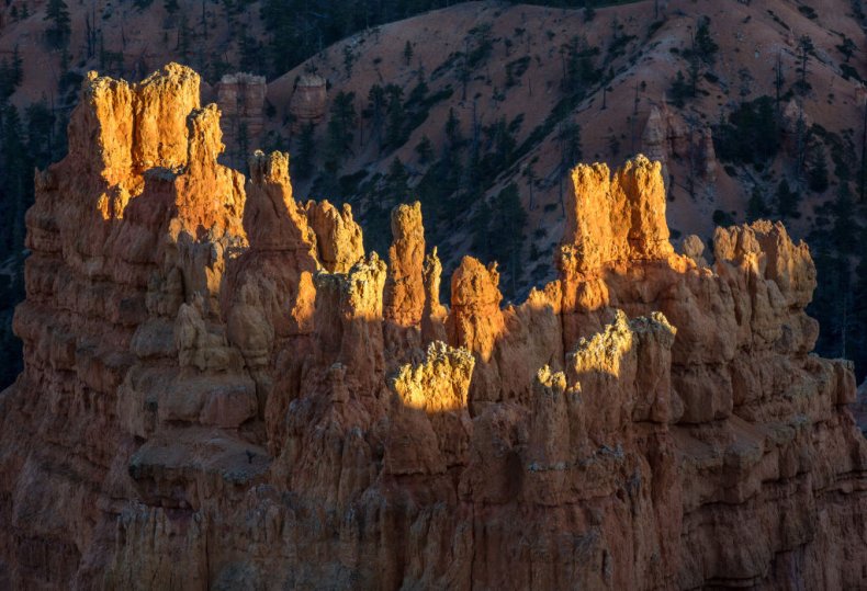 Rock formations in Bryce Canyon Utah