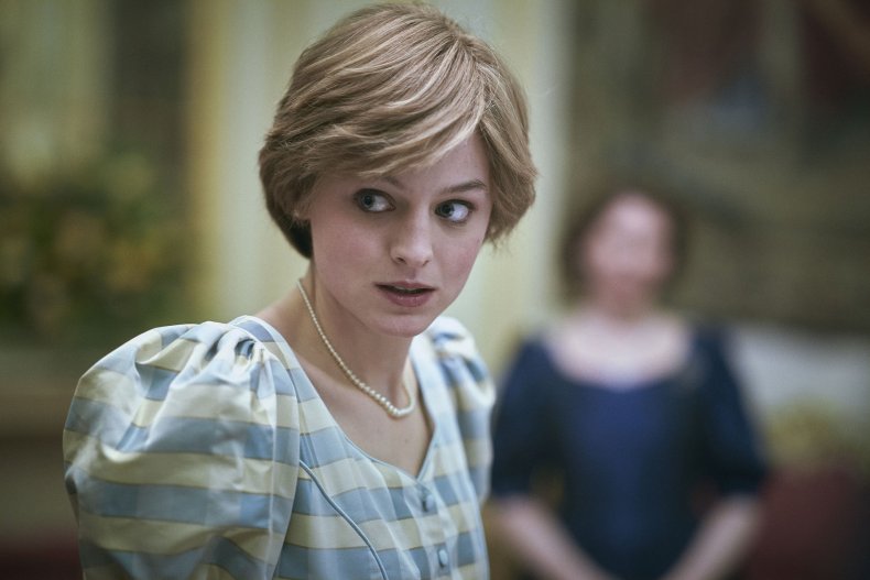 Emma Corrin as Princess Diana, The Crown