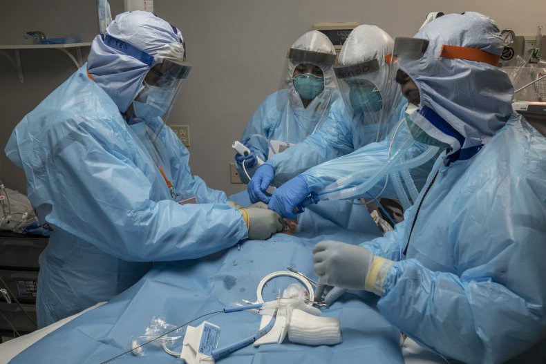 Houston Texas hospital COVID-19 patient November 2020