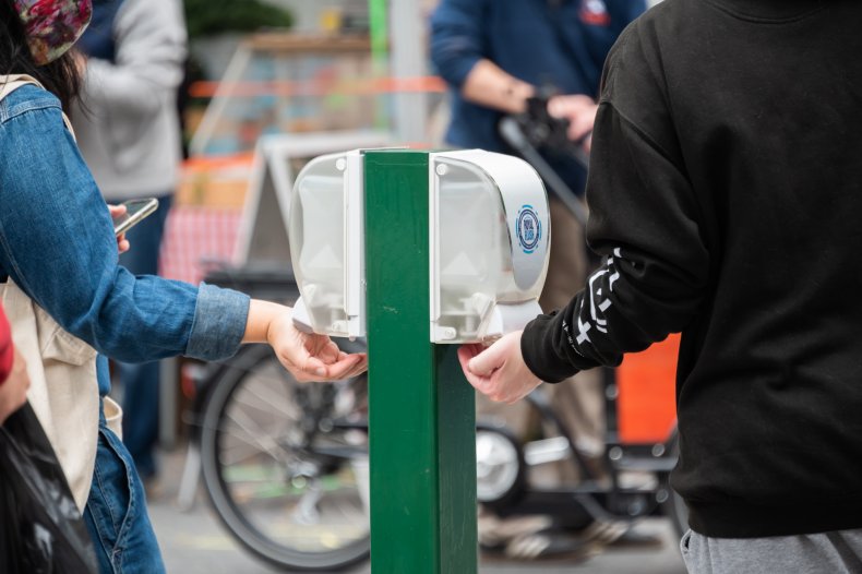 hand sanitizer new york