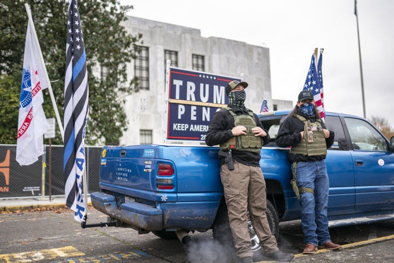 Donald Trump, election 2020, right wing, protests