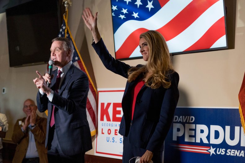 david perdue kelly loeffler campaign event