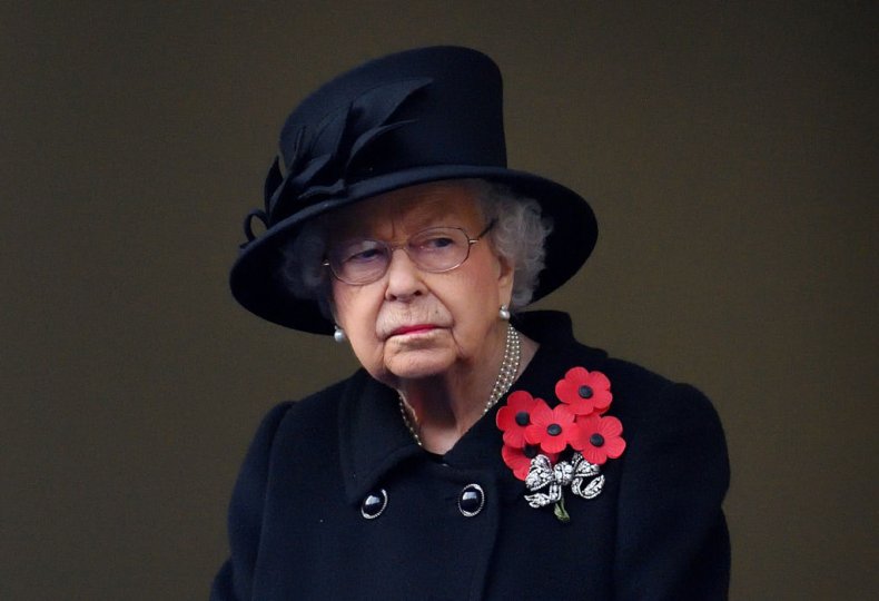 Queen Elizabeth II Remembrance Sunday 2020