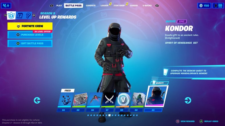 fortnite season 5 kondor