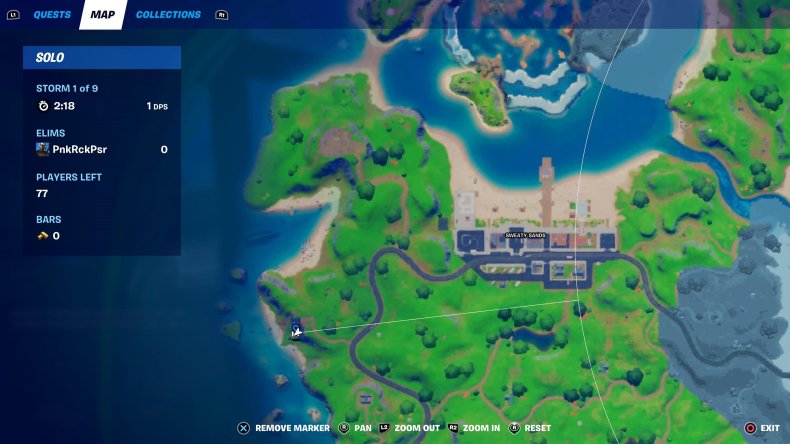 fortnite complete bounty location
