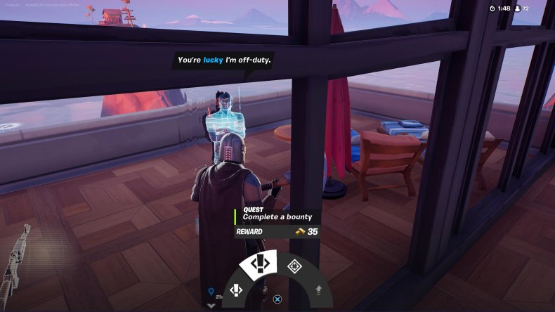 fortnite complete bounty npc